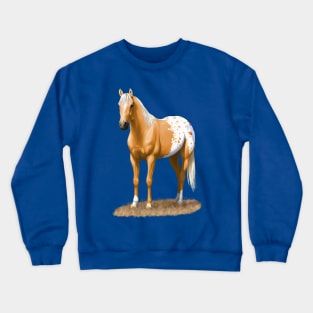 Palomino Quarter Horse Appaloosa Stallion Crewneck Sweatshirt